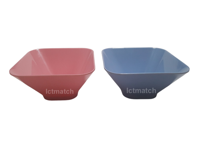 Melamine square bowl